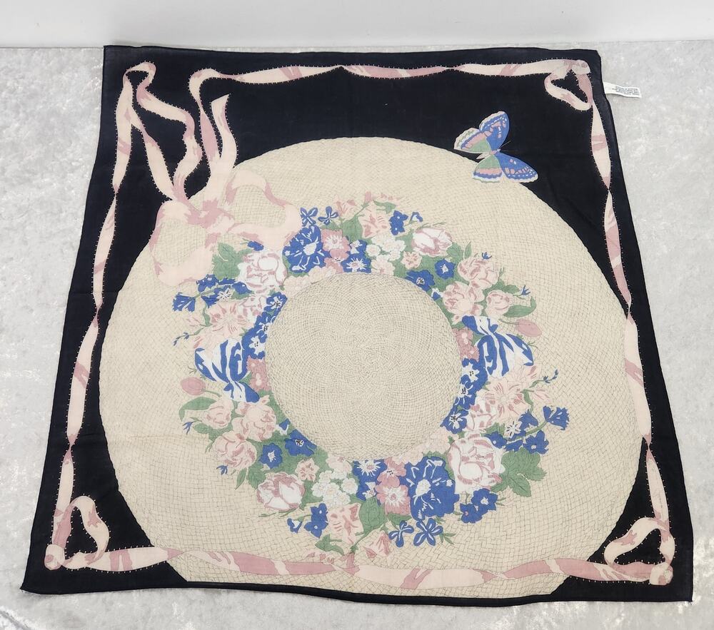 Vintage Ginnie Johansen Inc Womens Cotton Scarf @ 1988